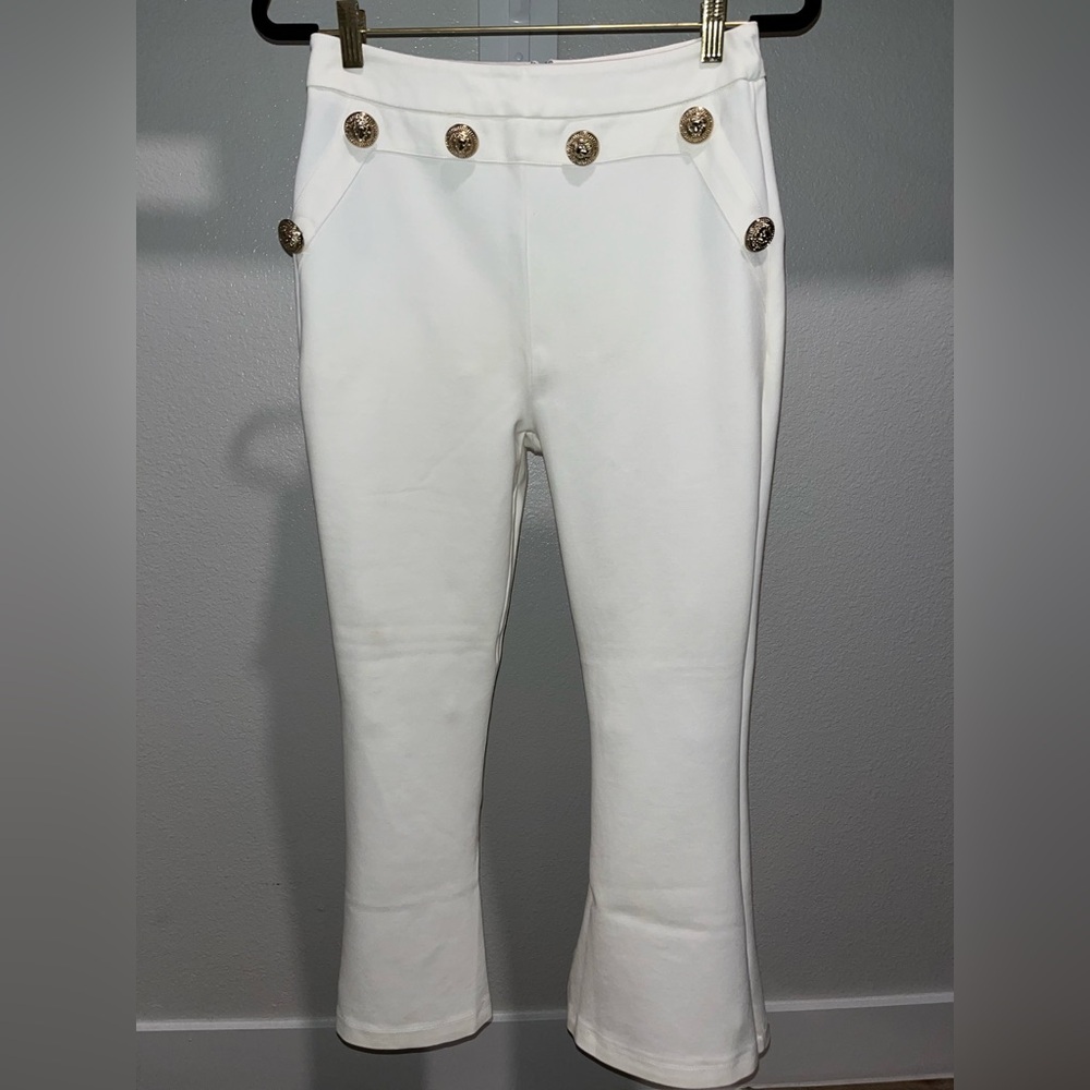Stylish White Women’s Flare Pants